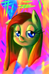 Size: 1173x1774 | Tagged: safe, artist:leadhooves, pinkie pie, g4, fauvism, female, pinkamena diane pie, solo