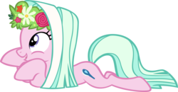 Size: 3598x1865 | Tagged: safe, artist:ironm17, tender brush, winter lotus, earth pony, pony, g4, no second prances, background pony, cute, female, floral head wreath, flower, mare, simple background, solo, transparent background, vector