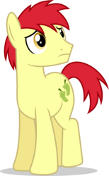 Size: 7000x11373 | Tagged: safe, artist:luckreza8, don neigh, earth pony, pony, g4, the saddle row review, .svg available, absurd resolution, inkscape, male, missing accessory, simple background, solo, stallion, transparent background, vector, wrong eye color