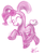 Size: 2131x2479 | Tagged: safe, artist:leadhooves, pinkie pie, earth pony, pony, g4, bunny costume, clothes, cute, female, mare, monochrome, simple background, solo, white background