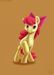 Size: 3922x5462 | Tagged: safe, artist:virtue147, apple bloom, g4, cutie mark, female, simple background, solo, the cmc's cutie marks