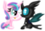 Size: 800x554 | Tagged: safe, artist:tailsdollterror, princess flurry heart, changeling, nymph, g4, baby, boop, cute, cuteling, diaper, flurrybetes, nose wrinkle, scrunchy face, simple background, smiling, tongue out, transparent background