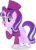 Size: 6000x8300 | Tagged: safe, artist:caliazian, snowfall frost, starlight glimmer, a hearth's warming tail, g4, .ai available, absurd resolution, clothes, female, glare, glasses, hat, jabot, open mouth, raised hoof, simple background, solo, spectacles, top hat, transparent background, vector