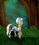 Size: 1024x1164 | Tagged: safe, artist:oosolareclipseoo, zecora, zebra, g4, everfree forest, female, forest, solo