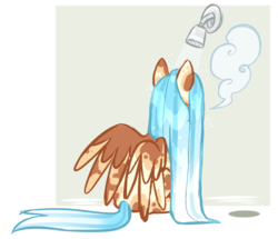 Size: 3307x2849 | Tagged: safe, artist:ruef, oc, oc only, oc:cold shower, high res, shower