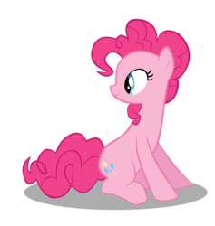 Size: 5880x6200 | Tagged: safe, artist:togekisspika35, pinkie pie, g4, one bad apple, absurd resolution, female, simple background, sitting, solo, transparent background, vector