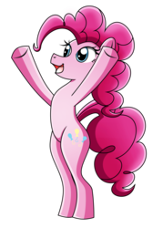 Size: 2065x2878 | Tagged: safe, artist:darkengales, pinkie pie, earth pony, pony, g4, bipedal, female, high res, solo