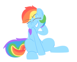 Size: 1112x888 | Tagged: safe, artist:mr-degration, rainbow dash, g4, cute, dashabetes, female, simple background, solo, transparent background