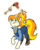 Size: 652x812 | Tagged: safe, artist:egophiliac, oc, oc only, oc:greaser, pony, unicorn, fallout equestria, fallout equestria: outlaw, boots, clothes, commission, drill, levitation, magic, overalls, pliers, ponytail, simple background, solo, tail wrap, telekinesis, tongue out, tools, transparent background, wrench