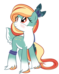 Size: 2400x3000 | Tagged: safe, artist:xsidera, oc, oc only, oc:valley wind, deer pony, original species, high res, solo, unshorn fetlocks