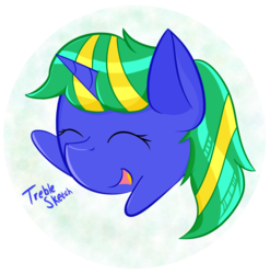 Size: 2241x2264 | Tagged: safe, artist:lavdraws, oc, oc only, oc:treble sketch, blob, blob ponies, high res, solo