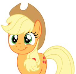 Size: 3678x3600 | Tagged: safe, artist:sketchmcreations, applejack, applejack's "day" off, g4, cowboy hat, cute, happy, hat, high res, inkscape, jackabetes, simple background, smiling, stetson, transparent background, vector