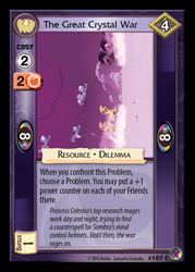 Size: 358x500 | Tagged: safe, enterplay, pony, g4, marks in time, my little pony collectible card game, alternate timeline, ccg, crystal war timeline, merchandise