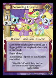 Size: 358x500 | Tagged: safe, enterplay, blueberry swirl, cookie crumbles, cotton top, honey drop, g4, marks in time, my little pony collectible card game, ccg, filly, merchandise