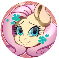 Size: 3000x3000 | Tagged: safe, artist:fawness, fluttershy, g4, button, cute, female, high res, looking at you, smiling, solo