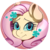 Size: 3000x3000 | Tagged: safe, artist:fawness, fluttershy, g4, button, cute, female, high res, looking at you, smiling, solo