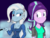 Size: 1024x768 | Tagged: safe, artist:mildockart, starlight glimmer, trixie, equestria girls, g4, my little pony: friendship is magic, no second prances, cleavage, cute, equestria girls-ified, female, request