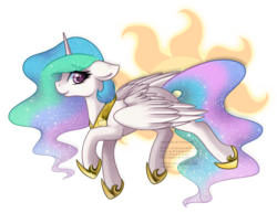 Size: 1291x997 | Tagged: safe, artist:imperiumn, princess celestia, g4, cute, cutelestia, cutie mark background, female, floppy ears, solo, watermark