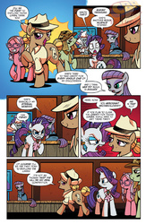 Size: 600x922 | Tagged: safe, artist:brenda hickey, idw, official comic, buried treasure, deep strata, maud pie, rarity, earth pony, pony, friends forever #29, g4, my little pony: friends forever, spoiler:comic, comic, preview