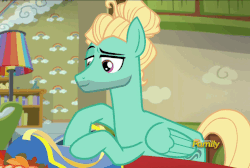 Size: 722x486 | Tagged: safe, screencap, zephyr breeze, pegasus, pony, flutter brutter, g4, animated, discovery family logo, loop, male, shy family house, solo, stallion