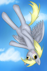 Size: 1600x2436 | Tagged: safe, artist:mister-pierrot, derpy hooves, pegasus, pony, g4, female, mare, solo