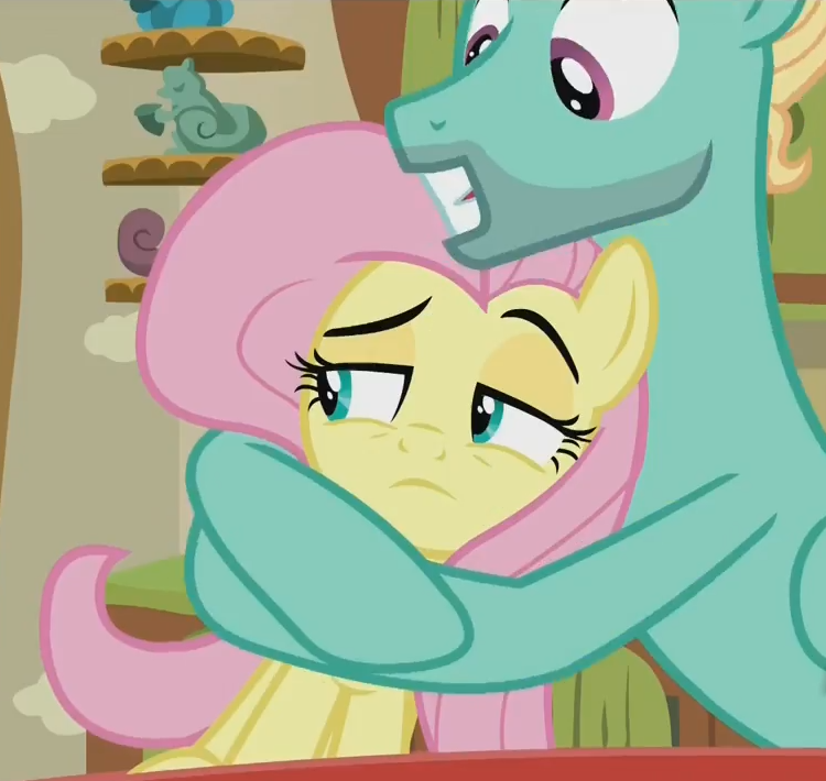 1170431 Safe Screencap Fluttershy Zephyr Breeze Pegasus Pony