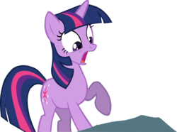 Size: 10000x7446 | Tagged: artist needed, safe, twilight sparkle, pony, unicorn, friendship is magic, g4, absurd resolution, female, simple background, solo, surprised, transparent background, unicorn twilight, vector