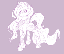 Size: 1100x927 | Tagged: safe, artist:dstears, princess celestia, g4, female, solo