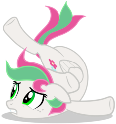 Size: 372x398 | Tagged: safe, artist:beckiergb, blossomforth, g4, hurricane fluttershy, .svg available, female, simple background, solo, svg, transparent background, vector, wrong eye color