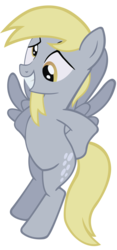 Size: 7476x16000 | Tagged: safe, artist:tootootaloo, derpy hooves, pegasus, pony, feeling pinkie keen, g4, absurd resolution, female, grin, mare, simple background, smiling, solo, transparent background, vector