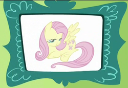 Size: 530x365 | Tagged: safe, edit, edited screencap, screencap, fluttershy, flutter brutter, g4, picture frame