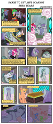 Size: 4000x9338 | Tagged: safe, artist:cherryblossomcake, cloudy quartz, igneous rock pie, limestone pie, marble pie, maud pie, pinkie pie, g4, absurd resolution, alexithymia, comic, dead, death, feels, funeral, pie family, pie sisters, sad, ship:quartzrock, siblings, sisters