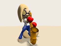 Size: 1400x1050 | Tagged: safe, artist:soad24k, oc, oc only, oc:backy, 3d, epic sax guy, gmod