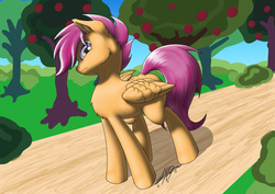 Size: 1024x724 | Tagged: safe, artist:ravvij, scootaloo, g4, female, solo