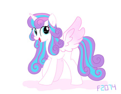 Size: 990x773 | Tagged: safe, artist:2074, princess flurry heart, g4, female, older, solo