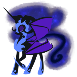 Size: 1800x1800 | Tagged: safe, artist:lunar-march, nightmare moon, g4, female, solo