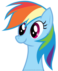Size: 6540x8000 | Tagged: safe, artist:justisanimation, rainbow dash, g4, absurd resolution, female, flash, simple background, smiling, solo, transparent background, vector