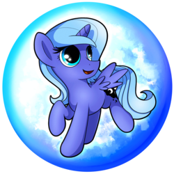 Size: 2539x2539 | Tagged: safe, artist:flamevulture17, princess luna, g4, female, filly, high res, solo, woona, younger