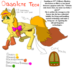 Size: 2000x2000 | Tagged: safe, artist:starrypallet, oc, oc only, oc:obsolete tech, barely pony related, furry, high res, reference sheet, solo