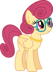 Size: 3719x5000 | Tagged: safe, artist:baumkuchenpony, posey shy, pony, flutter brutter, g4, .svg available, absurd resolution, glasses, inkscape, pearl necklace, simple background, transparent background, updated, vector