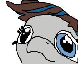 Size: 482x398 | Tagged: safe, artist:dronapon3, oc, oc only, oc:breezy, pony, 1000 hours in ms paint, meme, ms paint, pagan (user), simple background, solo, white background