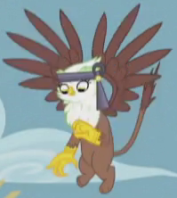 Size: 199x222 | Tagged: safe, screencap, gretchen, griffon, g4, the lost treasure of griffonstone