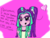 Size: 1024x768 | Tagged: safe, artist:mildockart, aria blaze, equestria girls, g4, ariabetes, blushing, cute, female, heart, solo