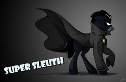 Size: 1600x1035 | Tagged: safe, artist:torusthescribe, humdrum, pony, g4, clothes, male, older, power ponies oc, solo, stallion, trenchcoat