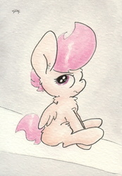 Size: 679x981 | Tagged: safe, artist:slightlyshade, scootaloo, g4, female, solo, traditional art