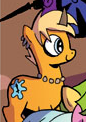 Size: 86x122 | Tagged: safe, idw, oc, oc:angie, spoiler:comic, heather breckel, ponified