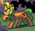 Size: 147x129 | Tagged: safe, idw, ember sword, pony, g4, spoiler:comic, ponified, seanan mcguire