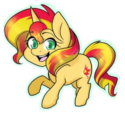 Size: 2048x1848 | Tagged: safe, artist:twisted-sketch, sunset shimmer, pony, unicorn, g4, female, simple background, solo