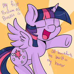 Size: 850x850 | Tagged: safe, artist:lustrous-dreams, twilight sparkle, alicorn, pony, g4, female, filly, filly twilight sparkle, solo, twilight sparkle (alicorn)