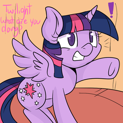 Size: 850x850 | Tagged: safe, artist:lustrous-dreams, twilight sparkle, alicorn, pony, g4, filly, filly twilight sparkle, twilight sparkle (alicorn)